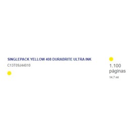 Epson Singlepack Yellow 408 DURABrite Ultra Ink