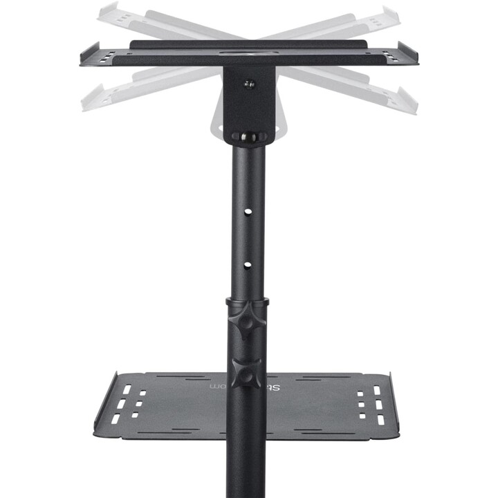 StarTech.com Mobiler Projektor- und Laptopständer/-wagen - Heavy Duty Projektorständer (2 Regale, jeweils 10 kg) - Höhenverstell