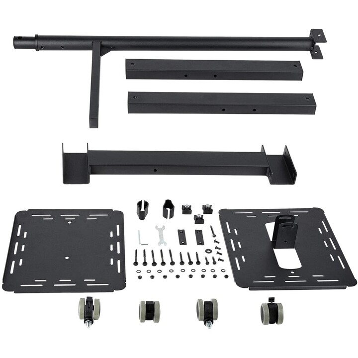 StarTech.com Mobiler Projektor- und Laptopständer/-wagen - Heavy Duty Projektorständer (2 Regale, jeweils 10 kg) - Höhenverstell