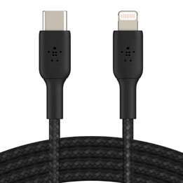 Braided c-ltg 1m blk
