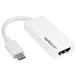 StarTech.com CDP2HD4K60W adaptateur USB-C vers HDMI 4K 60 Hz blanc