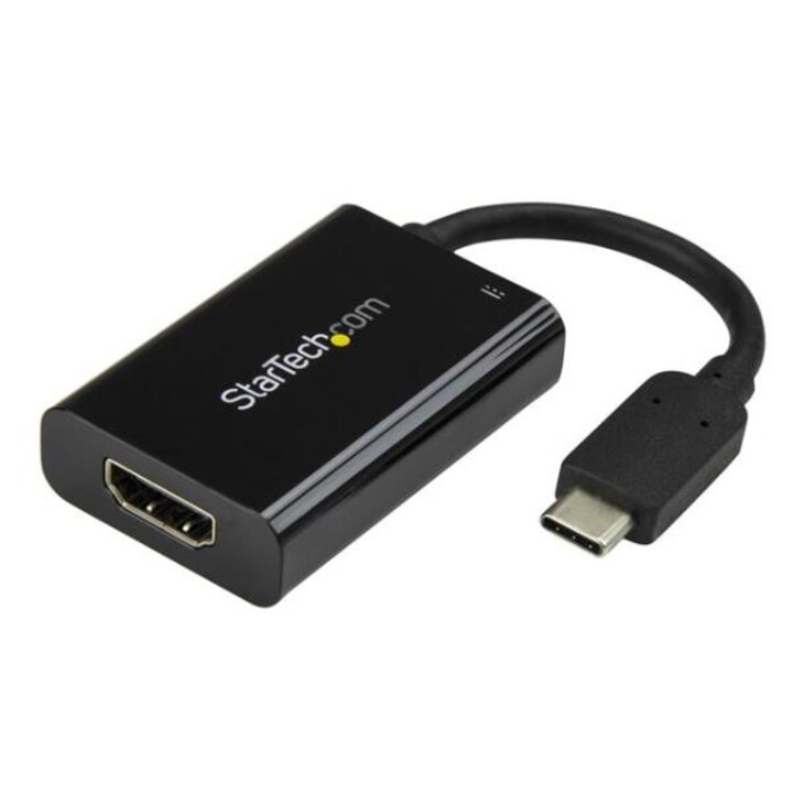 StarTech.com CDP2HDUCP adaptador USB-C para HDMI 4K 60 Hz preto