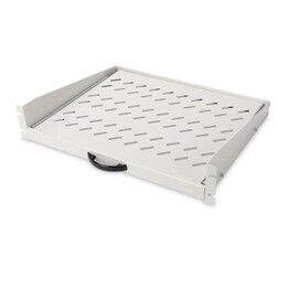 ASSMANN DIGITUS DN-19-TRAY-2-450 tablette coulissante pour montage fixe avant 19", 2U, 30 kg, gris RAL 7035