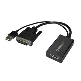 StarTech.com DVI auf DisplayPort Adapter - USB Power - 1920 x 1200 - DVI auf DisplayPort Konverter - Video Adapter - DVI-D auf D