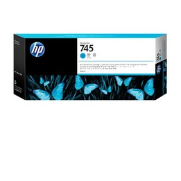 HP 745 300 ml Cyan-Tinte