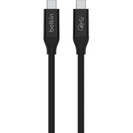 Belkin Connect cable USB4 USB-C a USB-C INZ001BT0.8MBK 0,8 m 40 Gbit/s 100 W negro