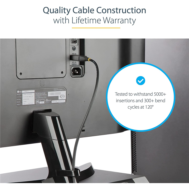 5m porta de exibição 1.4 8k60 cabo