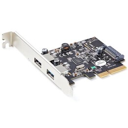 StarTech.com Tarjeta PCI Express de 2 Puertos USBA 10Gb/Puerto - Tarjeta de Expansión Controladora PCIe de 2 Puertos USB 3.2 Gen