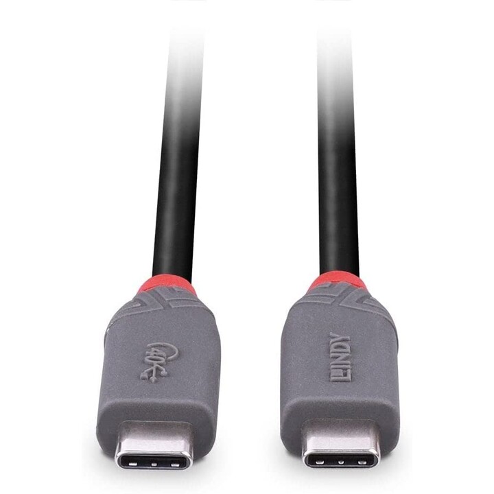 Lindy 36947 cabo USB USB4 Gen 3x2 0,8 m USB C Preto