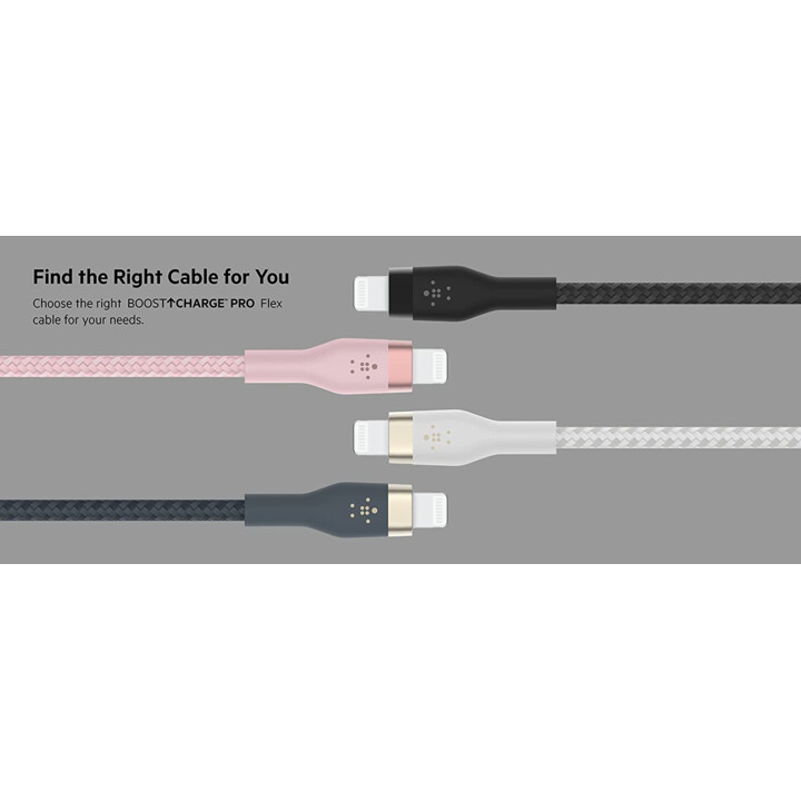 Usb-a vers ltg_braid silic 1m blanc