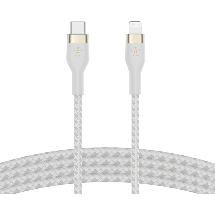 Usb-c vers ltg_braid silic 2m blanc