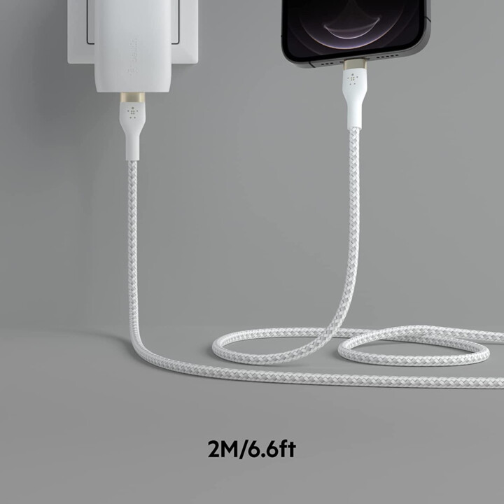 Usb-c vers ltg_braid silic 2m blanc