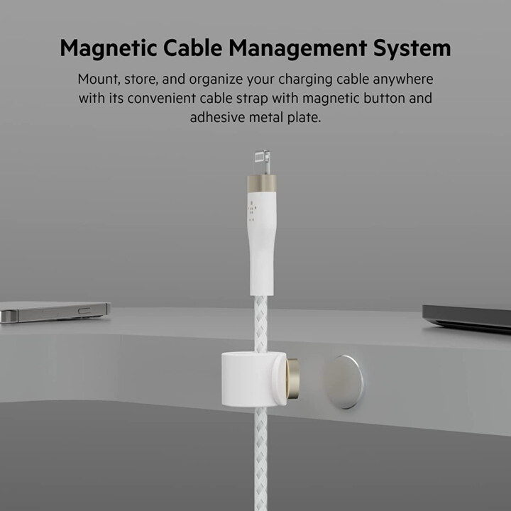 Usb-c vers ltg_braid silic 2m blanc