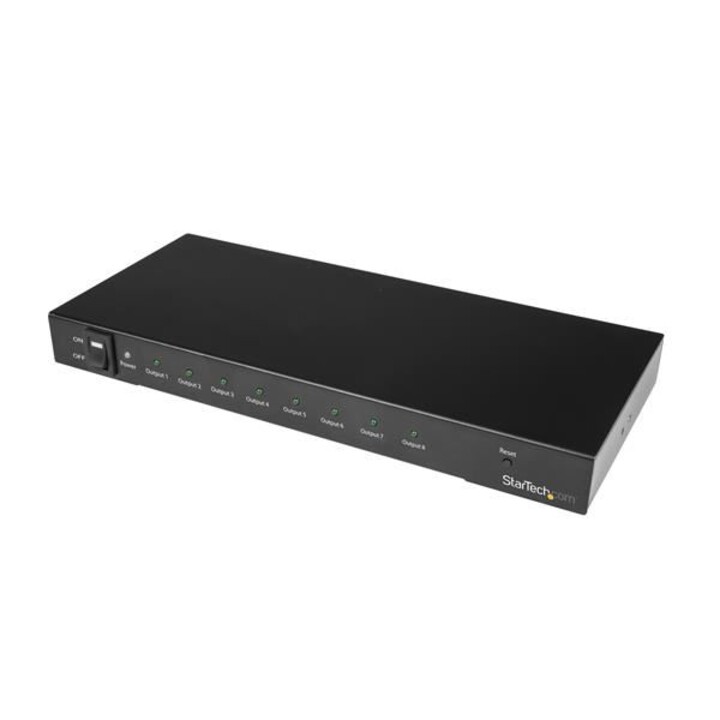 StarTech.com Splitter vidéo HDMI 4K 60 Hz à 8 ports - Répartiteur HDMI Ultra HD compatibe HDR