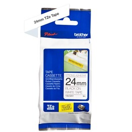 Brother TZE-S251 nastro per etichette bianco testo nero 24 mm 8 m