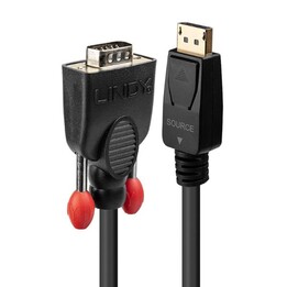 Lindy 41941 DisplayPort-auf-VGA-Kabel 1 m schwarz