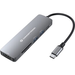 CONCEPTRONIC ADAPTATEUR USB-C 6EN1 LECTEUR SD
