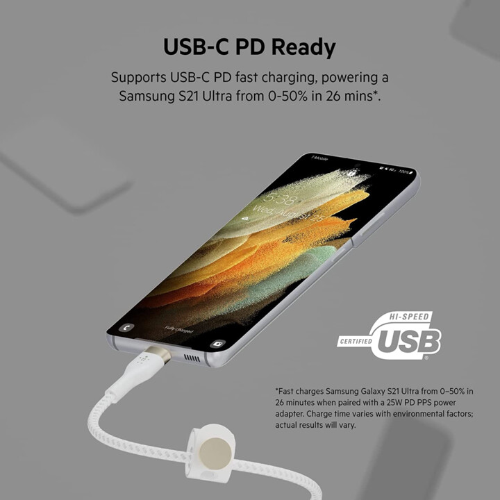 USB-c usb-c 2.0_braid silicium 2m we