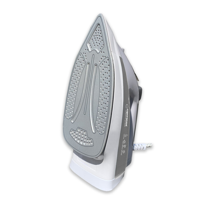Esperanza EHI009 Ferro da stiro a vapore Piano cottura in vetroceramica Grigio, Bianco 2400 W