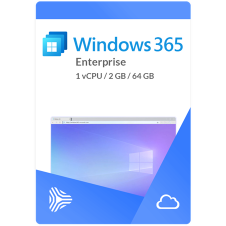 Windows 365 ent 1 vcpu 2gb 64gb