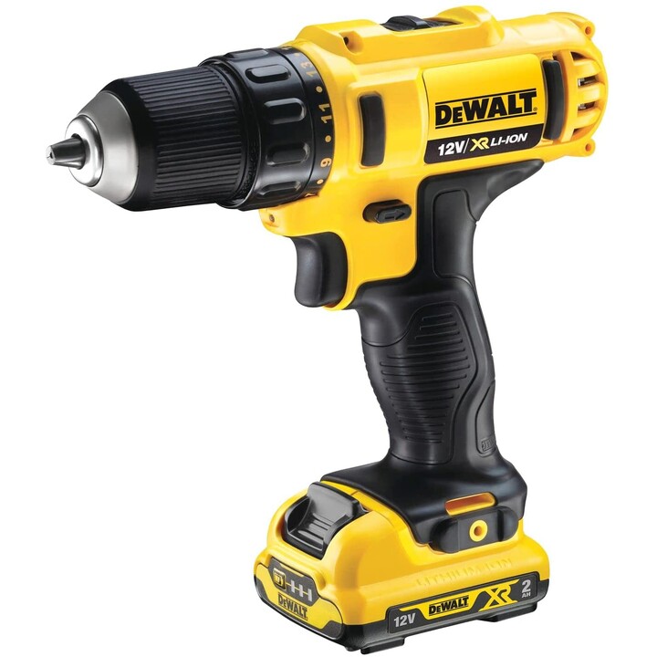 Taladro/atornillador inalámbrico Li-Ion 10,8V 2,0Ah DeWALT DCD710D2