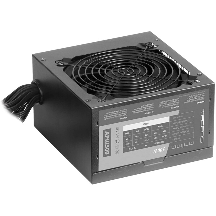 TACENS APIII500 ATX-Netzteil 500W Schwarz
