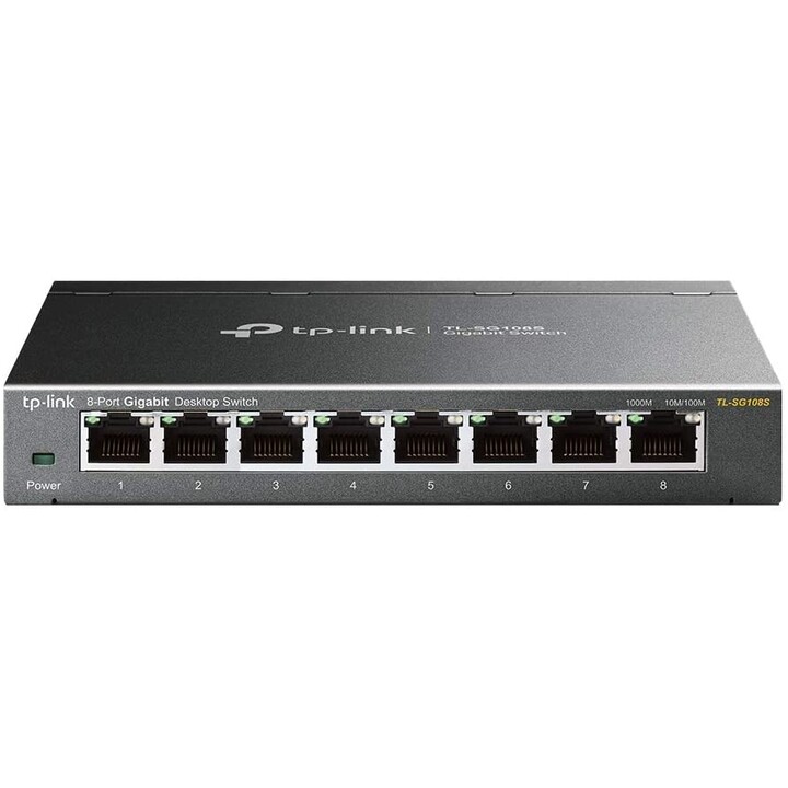 TP-Link TL-SG108S Switch 8 Ports/RJ-45 10/100/1000