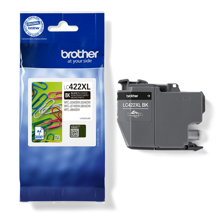 Brother Lc422Xl Schwarz Patrone 3000 Pag