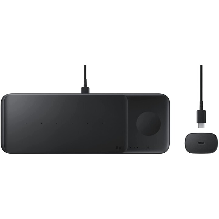 Samsung EP-P6300, Casque, Smartphone, Smartwatch Chargement sans fil USB, Chargement rapide, Noir