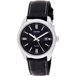 Casio Collection Men Analog Watch MTP-1302PL-1AVEF/ 44mm/ Black