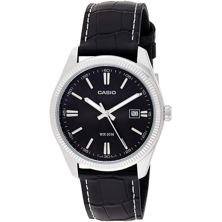 Orologio analogico da uomo Casio Collection MTP-1302PL-1AVEF/ 44 mm/ nero