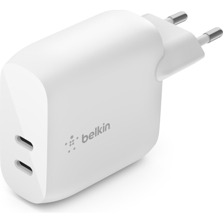 Dual 20w usb-c pd charger 40w