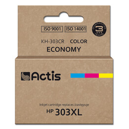 Actis KH-303CR TintefürHP Drucker, Ersatztinte HP 303XL T6N03AE; Premium; 18ml; 415 Seiten; Farbe