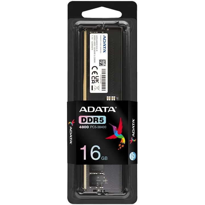 Adata DDR5 16GB 4800MHz CL40 UDIMM 1.1V PC RAM