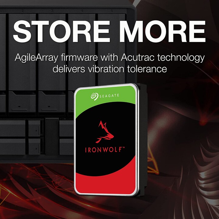 Disco rigido interno Seagate IronWolf ST8000VN004 da 3,5 "8000 GB Serial ATA III