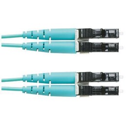 Patch lc-lc duplex om4 aqua 1m