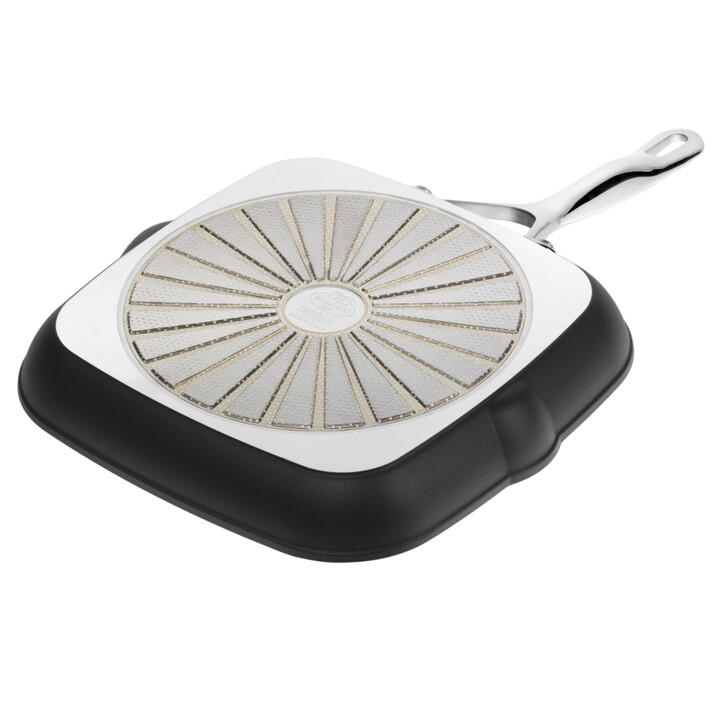 Poêle à frire Ballarini Alba poêle à griller en titane de 28 cm ALBG9F0.28U