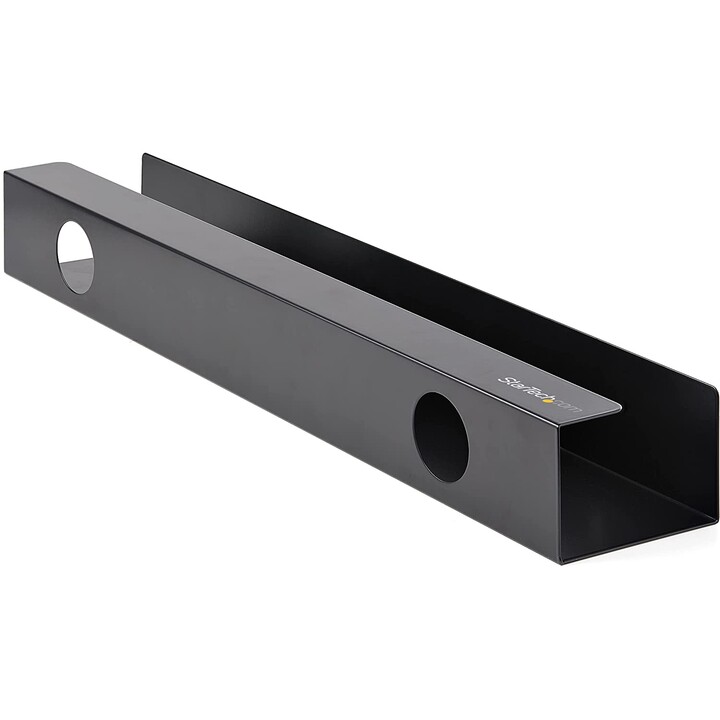 StarTech.com UDCMTRAY Under Desk Cable Management Tray, Black