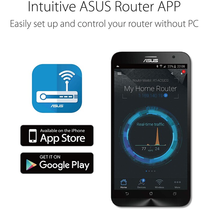 Asus 4G-AC86U LTE-Modemrouter AC2600 schwarz