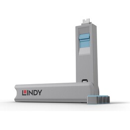 Lindy 40465 bloqueador de puerto USB-C azul