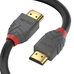LINDY Anthra Line 15 m standard HDMI cable black