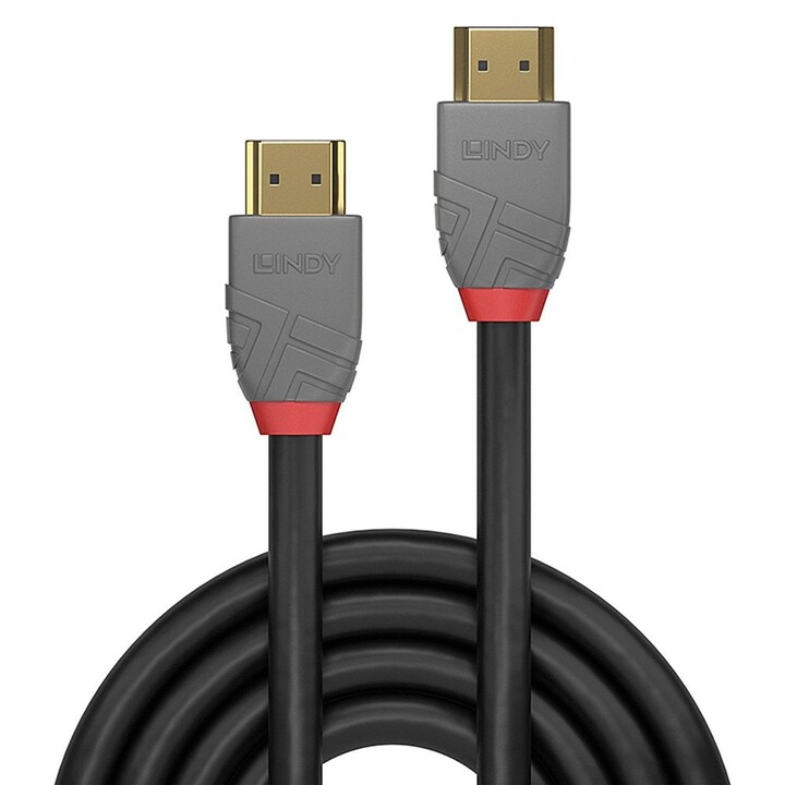 LINDY Anthra Line cable HDMI estándar de 15 m negro