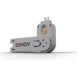 USB digite uma chave de bloqueio de porta, laranja