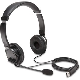 KENSINGTON K97601WW Casque USB Hi-Fi avec micro, noir