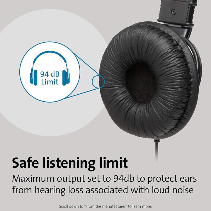 KENSINGTON K97601WW Cuffie USB Hi-Fi con microfono, nere