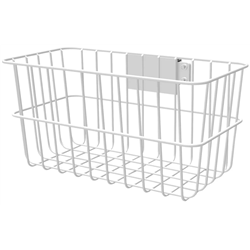 Basket for Rolling Rise Stand - addon for Extended Rolling Rise Stand - White
