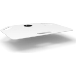 Estante para teclado Rolling Rise WorkStation - Complemento para soporte Extended Rolling Rise - Blanco