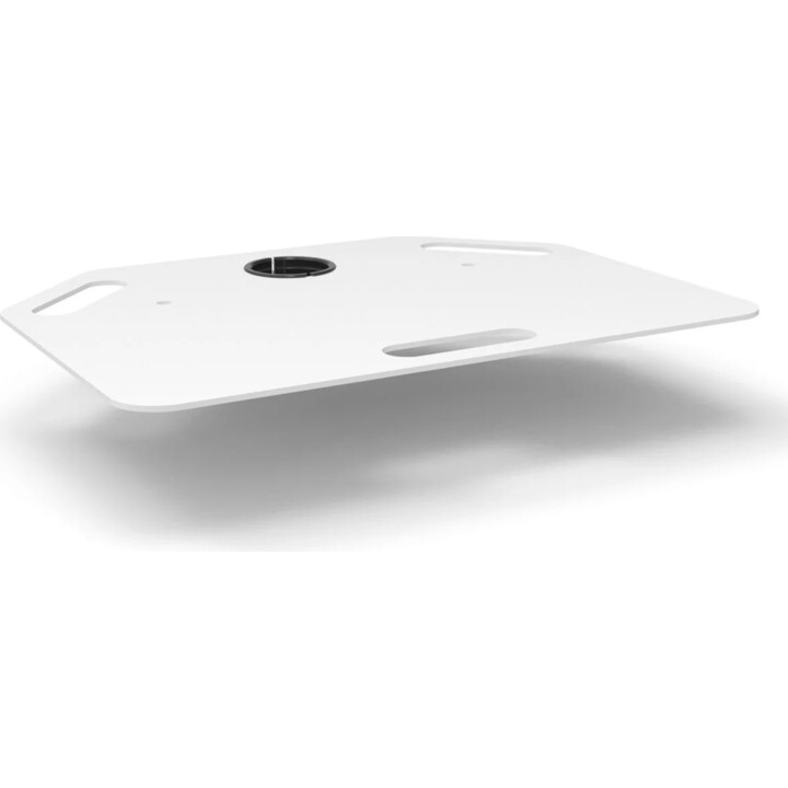 Rolling Rise WorkStation Keyboard Shelf - addon for Extended Rolling Rise Stand - White