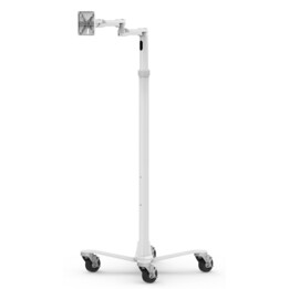 Rise Freedom Extended - Carrinho de Rolamento de Braço Articulado VESA - Branco