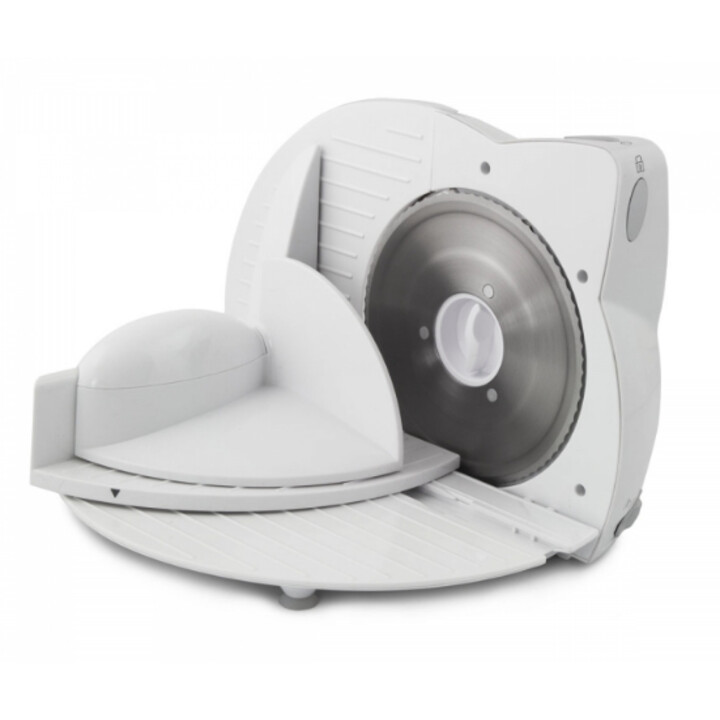 Affettatrice Esperanza EKM017W Elettrica Acciaio inox, Plastica bianca, Acciaio inox 150 W